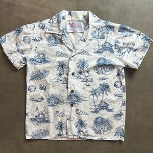 Hawaiian print cotton shirt